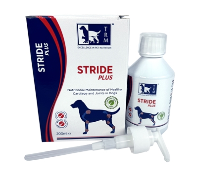 TRM Gewrichtssupplement STRIDE PLUS - Glucosamine & chondroïtine voor kraakbeen en mobiliteit - Vloeibaar, vegan - 200 ml