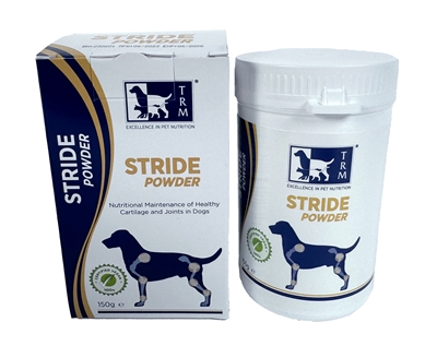 TRM Gewrichtssupplement hond STRIDE POWDER Met glucosamine, chondroïtine & MSM - Vegan poeder - 150 g