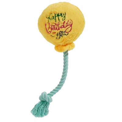 FOFOS hondenspeeltje verjaardag ballon 15×7×36 cm – pluche