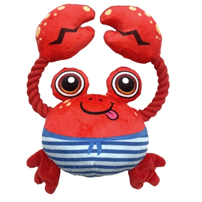 FOFOS hondenspeeltje FOFOS SEALIFE KRAB 21×4×14 cm – Zacht met pieper