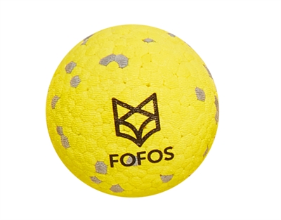 FOFOS hondenspeelgoed Super Stuiterbal 7×7×7 cm – Geel