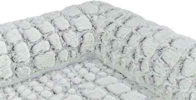 TRIXIE Hondenmand Lino Hoekig Orthopedisch (memory foam) - Zwart/Grijs - 70x55 cm