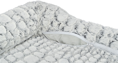 TRIXIE Hondenmand Lino Hoekig Orthopedisch met memory foam - Zwart/Grijs - 110x75 cm