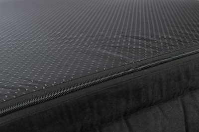 TRIXIE Hondenmand Lino Hoekig Orthopedisch met memory foam - Zwart/Grijs - 110x75 cm