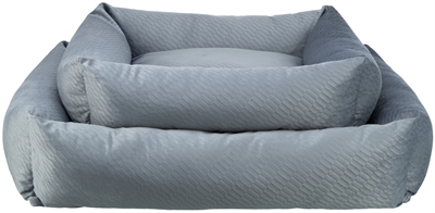 TRIXIE hondenmand Alena Hoekig 80×60 cm – Blauw/Grijs