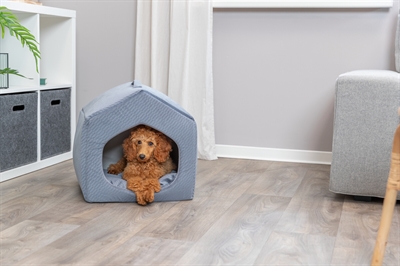 TRIXIE Kattenmand Iglo Alena 40×45×40 cm – Blauw/Grijs