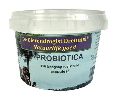 Dierendrogist Probiotica Capsules 150 st – Voedingssupplement Hond