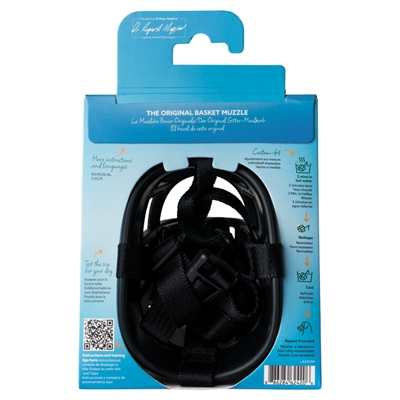 BASKERVILLE Muilkorf Ultra - Veilig met 3 bevestigingspunten - Neopreen gevoerd - Nr 4