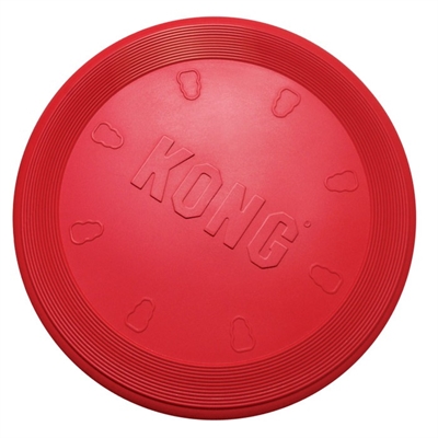 KONG hondenfrisbee KONG FLYER ROOD 23×23×3 cm – zacht rubber