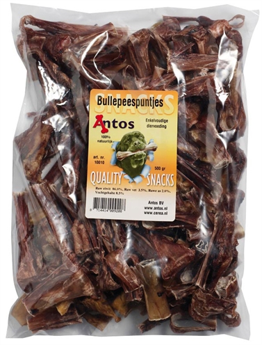 ANTOS Bullensehnenspitzen 500 g – PUUR NATUUR Leckerli für Hunde