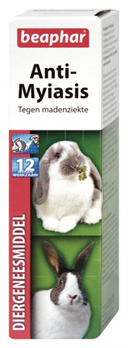 BEAPHAR Anti-Myiasis Konijn Spray 75 ml - Bescherming tegen Madenziekte