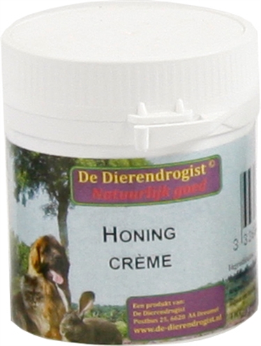 Dierendrogist huidzalf Honingcrème 50 gr – Natuurlijke genezing