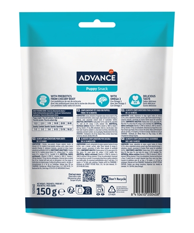 ADVANCE Puppy Snack 150 gr – Hondensnack voor pups 3-18 maanden