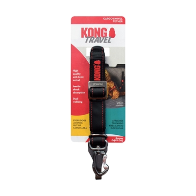 KONG Autogordel Hond Cargo Swivel 11×3,1×29 cm – Veilig reizen