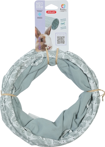 ZOLUX Speeltunnel Konijn Groen 50×23×23 cm – Eco-vriendelijk