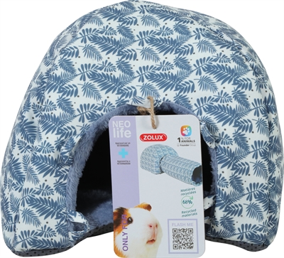 ZOLUX Caviiglo Neolife Blauw 25×25×20 cm – Eco-vriendelijk Fleece