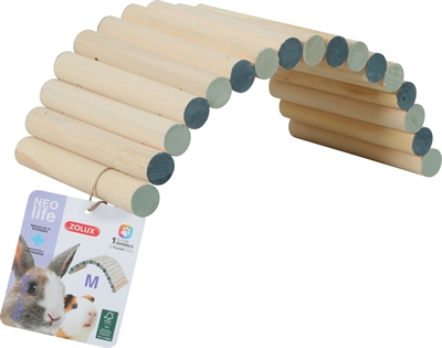 ZOLUX Houten brug NEOLIFE Buigbaar | FSC-gecertificeerd hout - M 29,5 cm
