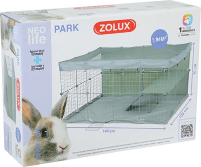 ZOLUX Hondenverblijf Neolife Konijn Neopark 140×105×70 cm – Eco-vriendelijk