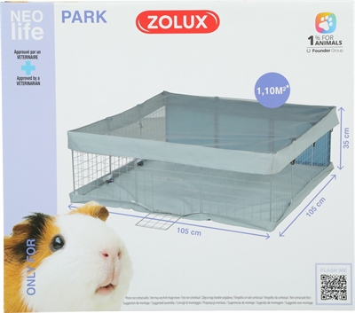 ZOLUX Cavia Neopark 105×105×35 cm – Eco-vriendelijk en aanpasbaar