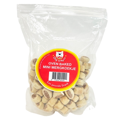 DOG TREATZ Mergkoekjes Oven Baked Mini | mini-formaat, ovengebakken & krokant - 600 g