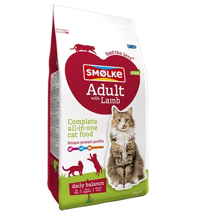 SMOLKE Cat Adult Lam / Rijst | 2 KG Katzenvoer