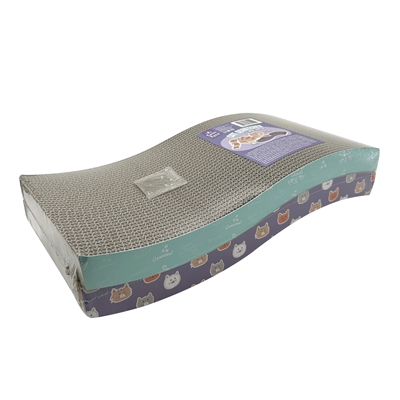 EASYPETS kattenkrabplank Wave 2 stuks – met catnip