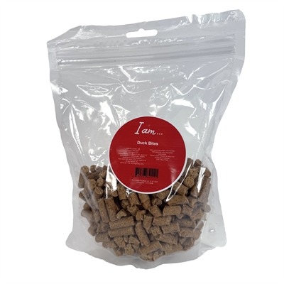 I AM hondensnacks Duck Bites 400 g – zachte eendensnack