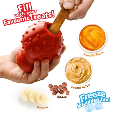 NYLABONE Strong Rubber Cone | Baconsmaak, Large tot 23 kg