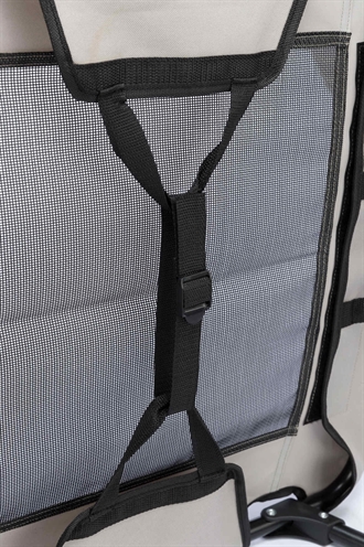 TRIXIE Hondenligbed Stretcher Inklapbaar | Mesh-verkoelend, afneembare wasbare hoes - Grijs/zwart - 120x70x19 cm / max 35 kg