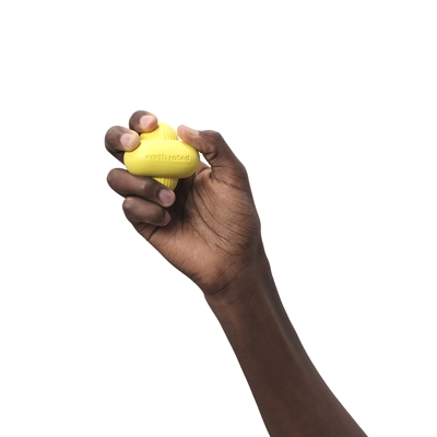 EARTH RATED Hund apportieren Spielzeug Gummi 8,5×5,5 cm - gelb