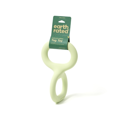 EARTH RATED Hondenspeeltje Tug Toy Rubber – ergonomisch met handvatten, duurzaam natuurlijk rubber - 35,5x17,5x17,5 cm