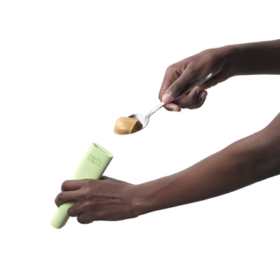 EARTH RATED Kauwspeeltje Chew Toy Rubber Vulbaar traktatie-dispenser | Vriezer-veilig & duurzaam natuurlijk rubber - 7x5 cm