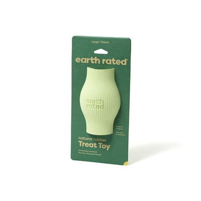 EARTH RATED honden speeltje Treat Toy Rubber 13×8,5 cm – Groen