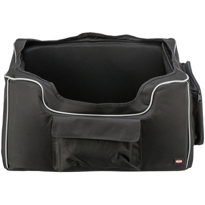 TRIXIE Autostoel Hond Zwart/Grijs 56×36×37 cm – Veilig en Comfortabel