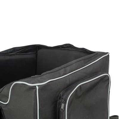 TRIXIE Autostoel Hond Zwart/Grijs 56×36×37 cm – Veilig en Comfortabel
