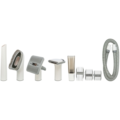 TRIXIE Honden tondeuse set 600W met ingebouwde vachtafzuiger | HEPA-filter - 2 L - netstroom