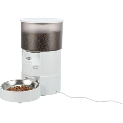 TRIXIE Voerautomaat TX-C Smart Wit 18×18×31 cm – 3 liter