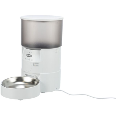 TRIXIE Voerautomaat TX-C Smart Wit 18×18×31 cm – 3 liter