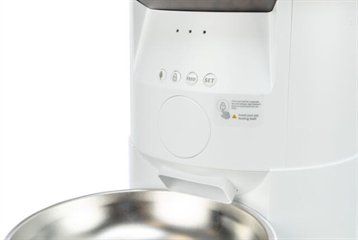 TRIXIE Voerautomaat TX-C Smart Wit 18×18×31 cm – 3 liter