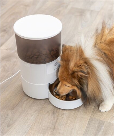 TRIXIE Voerautomaat TX-C Smart Wit 18×18×31 cm – 3 liter