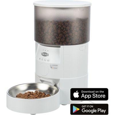 TRIXIE Voerautomaat TX-C Smart Wit 18×18×31 cm – 3 liter