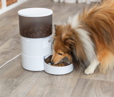 TRIXIE Voerautomaat TX-C Smart Wit 18×18×31 cm – 3 liter