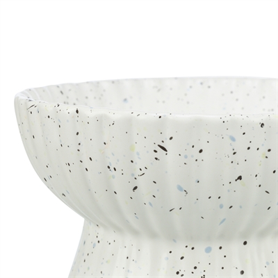 TRIXIE Verhoogde Voerbak Kat Keramiek Wit 200 ml – 13 cm