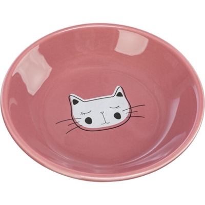 TRIXIE verhoogde voerbak kat keramiek 200 ml 14 cm – assorti