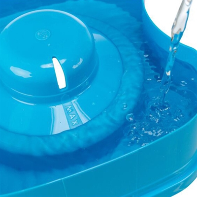 TRIXIE Drinkbak Reisbak Strong 21×21 cm – Donkergrijs/Petrol