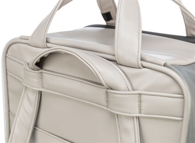 TRIXIE HONDENTAS RUGTAS CITYSTYLE KUNSTLEER LICHTGRIJS 30×20×40 CM