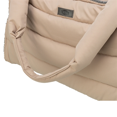 TRIXIE Hondentas Gina Blush 42×22×58 cm – Zacht Teddystof