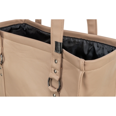 TRIXIE Hondentas Citystyle Kunstleer Cappuccino 40×20×30 cm – Waterafstotend