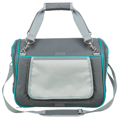 TRIXIE Reistas Knaagdier Vicky Grijs 40×27×28 cm – Uitneembaar Kussen