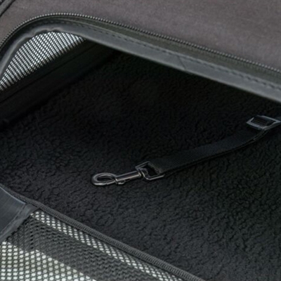 TRIXIE Hondentas Vliegtuigtas Boarding 55×23×40 cm – Zwart/Grijs